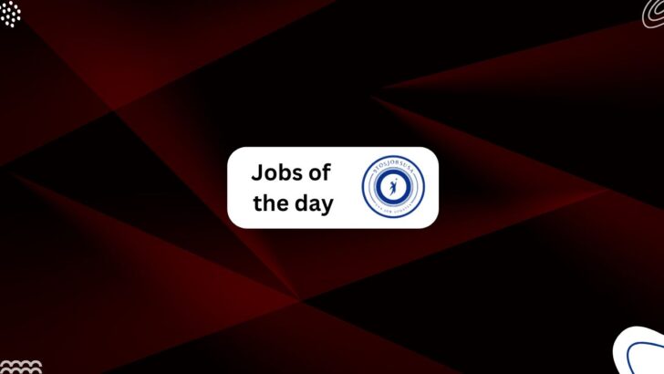 Jobs of the day USA