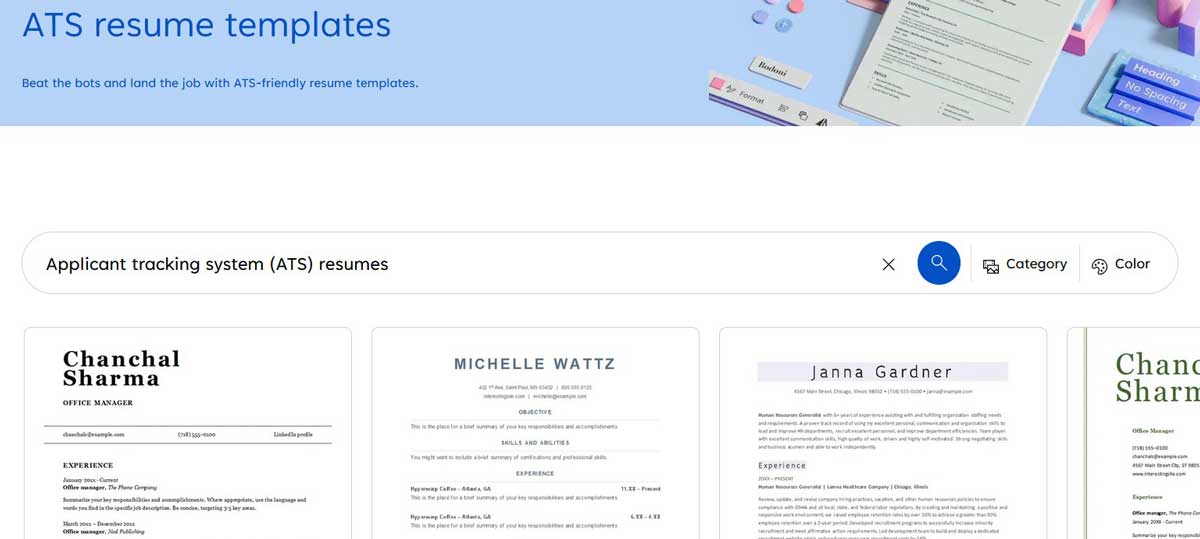 Microsoft ATS Resume