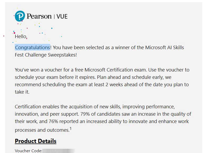 Microsoft Free Exam Voucher