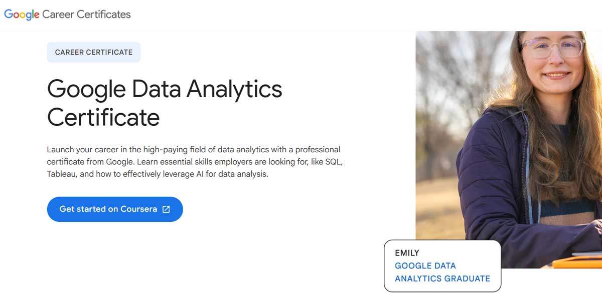 Google Data Analytics Certification
